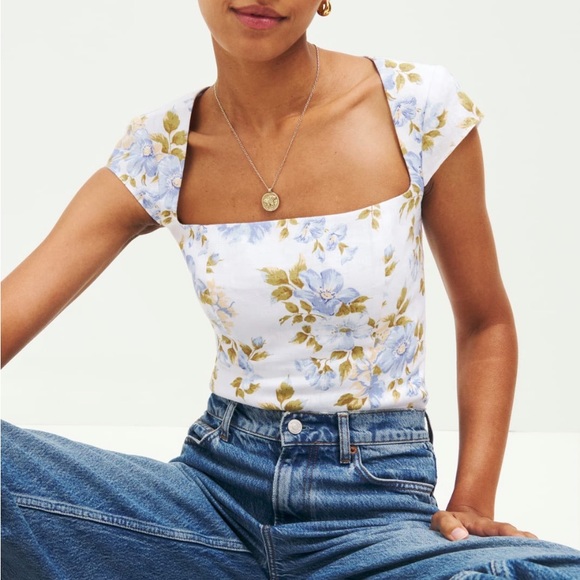 Reformation Tops - Reformation Cora Linen Top